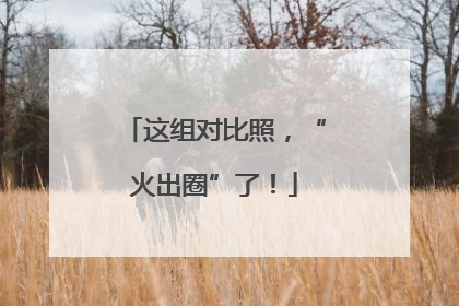 这组对比照，“火出圈”了！